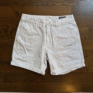 Men’s Bonobos White Chino Shorts